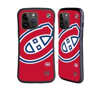 Head Case Designs Officially Licensed NHL Oversized Montreal Canadiens Hybrid Case Compatible With Apple iPhone 15 Pro Max