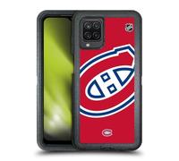 Head Case Designs Officially Licensed NHL Oversized Montreal Canadiens Ultra-Armoured Shockproof Case Compatible With Samsung Galaxy A12 (2020)