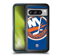 Head Case Designs Officially Licensed NHL Oversized New York Islanders Ultra-Armoured Shockproof Case Compatible With Google Pixel 8 Pro