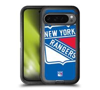 Head Case Designs Officially Licensed NHL Oversized New York Rangers Ultra-Armoured Shockproof Case Compatible With Google Pixel 9 Pro XL