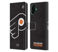 Head Case Designs Officially Licensed NHL Oversized Philadelphia Flyers Leather Wallet Case Compatible With Samsung Galaxy A07