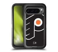 Head Case Designs Officially Licensed NHL Oversized Philadelphia Flyers Ultra-Armoured Shockproof Case Compatible With Google Pixel 9 Pro XL
