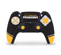Head Case Designs Officially Licensed NHL Oversized Pittsburgh Penguins Vinyl Faceplate Sticker Gaming Skin Decal Cover Compatible With Sony PlayStation 5 PS5 DualSense Controller