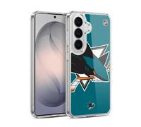 Head Case Designs Officially Licensed NHL Oversized San Jose Sharks Gel Case [Military Grade Protection] Compatible With Samsung Galaxy S26