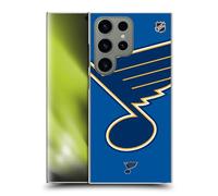 Head Case Designs Officially Licensed NHL Oversized St Louis Blues Hard Back Case Compatible With Samsung Galaxy S24 Ultra 5G