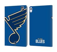 Head Case Designs Officially Licensed NHL Oversized St Louis Blues Leather Wallet Case Compatible With Apple iPad Air 13 2024/2025