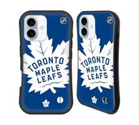 Head Case Designs Officially Licensed NHL Oversized Toronto Maple Leafs Hybrid Case Compatible With Apple iPhone 16