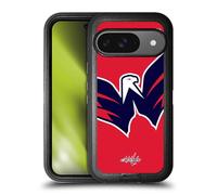 Head Case Designs Officially Licensed NHL Oversized Washington Capitals Ultra-Armoured Shockproof Case Compatible With Google Pixel 9 / Pixel 9 Pro