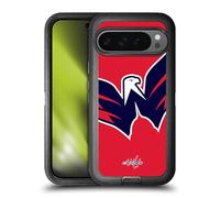 Head Case Designs Officially Licensed NHL Oversized Washington Capitals Ultra-Armoured Shockproof Case Compatible With Google Pixel 9 Pro XL