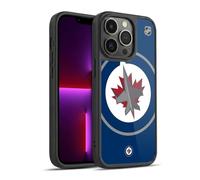 Head Case Designs Officially Licensed NHL Oversized Winnipeg Jets Gel Armour Case [Military Grade Protection] Compatible With Apple iPhone 13 Pro