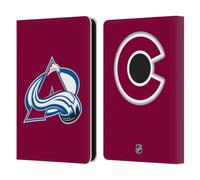 Head Case Designs Officially Licensed NHL Plain Colorado Avalanche Leather Wallet Case Compatible With Amazon Kindle 11th Gen 6in 2022