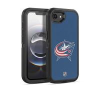 Head Case Designs Officially Licensed NHL Plain Columbus Blue Jackets Ultra-Armoured Shockproof Case [Military Grade Protection] Compatible With Apple iPhone 16e / iPhone 17e