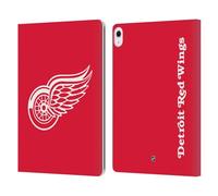 Head Case Designs Officially Licensed NHL Plain Detroit Red Wings Leather Wallet Case Compatible With Apple iPad Air 13 2024/2025