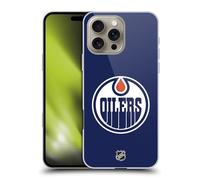 Head Case Designs Officially Licensed NHL Plain Edmonton Oilers Hard Back Case Compatible With Apple iPhone 16 Pro Max