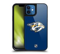Head Case Designs Officially Licensed NHL Plain Nashville Predators Gel Armour Case [Military Grade Protection] Compatible With Apple iPhone 12 / iPhone 12 Pro