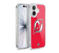 Head Case Designs Officially Licensed NHL Plain New Jersey Devils Gel Case [Military Grade Protection] Compatible with Apple iPhone 17 and Compatible with MagSafe