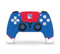 Head Case Designs Officially Licensed NHL Plain New York Rangers Vinyl Faceplate Sticker Gaming Skin Decal Cover Compatible With Sony PlayStation 5 PS5 DualSense Controller