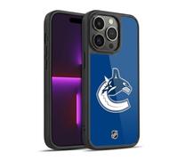 Head Case Designs Officially Licensed NHL Plain Vancouver Canucks Gel Armour Case [Military Grade Protection] Compatible With Apple iPhone 14 Pro