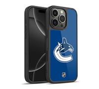 Head Case Designs Officially Licensed NHL Plain Vancouver Canucks Gel Armour Case [Military Grade Protection] Compatible With Apple iPhone 16 Pro