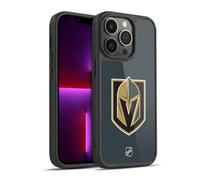 Head Case Designs Officially Licensed NHL Plain Vegas Golden Knights Gel Armour Case [Military Grade Protection] Compatible With Apple iPhone 13 Pro