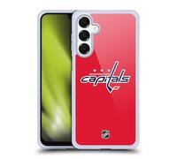 Head Case Designs Officially Licensed NHL Plain Washington Capitals Gel Case [Military Grade Protection] Compatible with Samsung Galaxy A16 5G and Compatible with MagSafe