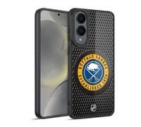 Head Case Designs Officially Licensed NHL Puck Texture Buffalo Sabres Gel Armour Case [Military Grade Protection] Compatible With Samsung Galaxy S25 Edge