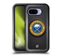 Head Case Designs Officially Licensed NHL Puck Texture Buffalo Sabres Ultra-Armoured Shockproof Case [Military Grade Protection] Compatible With Google Pixel 9A