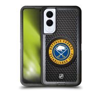 Head Case Designs Officially Licensed NHL Puck Texture Buffalo Sabres Ultra-Armoured Shockproof Case [Military Grade Protection] Compatible With Samsung Galaxy S25 Edge