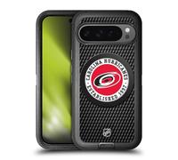 Head Case Designs Officially Licensed NHL Puck Texture Carolina Hurricanes Ultra-Armoured Shockproof Case Compatible With Google Pixel 9 Pro XL