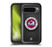 Head Case Designs Officially Licensed NHL Puck Texture Colorado Avalanche Ultra-Armoured Shockproof Case Compatible With Google Pixel 9 Pro XL