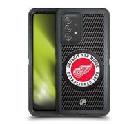 Head Case Designs Officially Licensed NHL Puck Texture Detroit Red Wings Ultra-Armoured Shockproof Case Compatible With Galaxy A52 / A52s / 5G (2021)