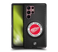Head Case Designs Officially Licensed NHL Puck Texture Detroit Red Wings Ultra-Armoured Shockproof Case Compatible With Samsung Galaxy S22 Ultra 5G