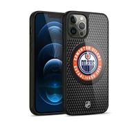 Head Case Designs Officially Licensed NHL Puck Texture Edmonton Oilers Gel Armour Case [Military Grade Protection] Compatible With Apple iPhone 12 Pro Max