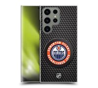 Head Case Designs Officially Licensed NHL Puck Texture Edmonton Oilers Hard Back Case Compatible With Samsung Galaxy S24 Ultra 5G
