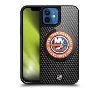 Head Case Designs Officially Licensed NHL Puck Texture New York Islanders Gel Armour Case [Military Grade Protection] Compatible With Apple iPhone 12 / iPhone 12 Pro