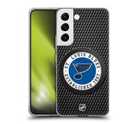 Head Case Designs Officially Licensed NHL Puck Texture St Louis Blues Gel Case [Military Grade Protection] Compatible With Samsung Galaxy S22 5G