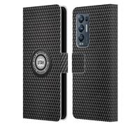 Head Case Designs Officially Licensed NHL Puck Texture Utah Mammoth Leather Wallet Case Compatible With Find X3 Neo / Reno5 Pro+ 5G