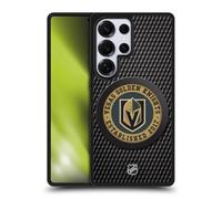 Head Case Designs Officially Licensed NHL Puck Texture Vegas Golden Knights Gel Armour Case [Military Grade Protection] Compatible With Samsung Galaxy S25 Ultra