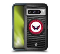 Head Case Designs Officially Licensed NHL Puck Texture Washington Capitals Ultra-Armoured Shockproof Case Compatible With Google Pixel 8 Pro