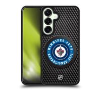 Head Case Designs Officially Licensed NHL Puck Texture Winnipeg Jets Gel Armour Case [Military Grade Protection] Compatible With Samsung Galaxy S25