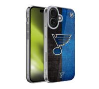 Head Case Designs Officially Licensed NHL St Louis Blues Half Distressed Soft Gel Case for Apple iPhone 17