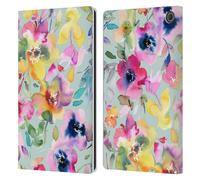 Head Case Designs Officially Licensed Ninola Artistic Summer Pastel Beautiful Floral Leather Book Wallet Case Cover Compatible With Amazon Fire Max 11 2023