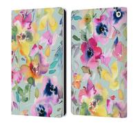 Head Case Designs Officially Licensed Ninola Artistic Summer Pastel Beautiful Floral Leather Wallet Case Compatible With Fire HD 8/Fire HD 8 Plus 2020