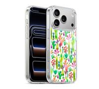 Head Case Designs Officially Licensed Ninola Cacti Garden Summer Patterns Gel Case [Military Grade Protection] Compatible with Apple iPhone 17 Pro and Compatible with MagSafe