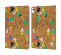 Head Case Designs Officially Licensed Ninola Colorful Modern 2 Leather Wallet Case Compatible With Apple iPad Air 13 2024/2025