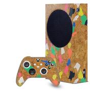 Head Case Designs Officially Licensed Ninola Colourful Assorted Game Console Wrap and Game Controller Skin Bundle Compatible With Xbox Series S