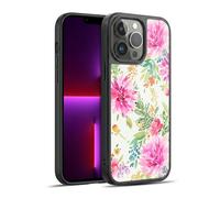 Head Case Designs Officially Licensed Ninola Colourful Spring Dahlias Floral 2025-26 Design Collection Gel Armour Case [Military Grade Protection] Compatible With Apple iPhone 13 Pro Max