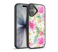 Head Case Designs Officially Licensed Ninola Colourful Spring Dahlias Floral 2025-26 Design Collection Gel Armour Case [Military Grade Protection] Compatible With Apple iPhone 17
