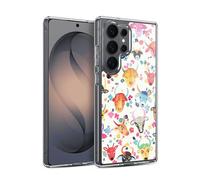 Head Case Designs Officially Licensed Ninola Cute Ox Farm Watercolor Patterns Gel Case [Military Grade Protection] Compatible with Samsung Galaxy S26 Ultra and Compatible with MagSafe