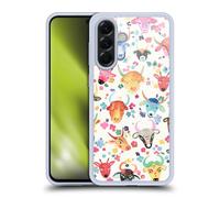 Head Case Designs Officially Licensed Ninola Cute Ox Farm Watercolor Patterns Gel Case [Military Grade Protection] Compatible With Samsung Galaxy A56 5G